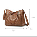 Bolsa feminina multi bolso couro do plutônio®