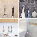 Ganchos de parede com adesivo para banheiro cozinha e utilitários - shopyordy